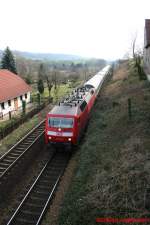 DB 120 145-8 am ...  Gilbert Angermann 02.04.2008