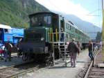 Eine Ae 8/14 in Erstfeld anl�sslich des Gotthard Jubil�ums  ...