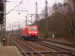 185 301-9 als Lz durch Hamburg-Harburg. 28.03.08  ...