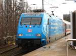 101 016-4 Unicef mit dem IC 2375 in Hmb Altona ...
