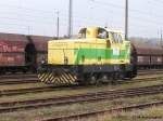 Lok 9 der Wincanton Rail GmbH am 05.04.2008 im Bahnhof ...
