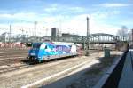 Die Adler-Mannheim am 30.03.08 im Gleisvorfeld des M�nchner Hbf  ...