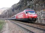 Die Re 460 102 war am 26.03.2008 mit dem ...