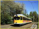 Tw 264 an der Endstelle Friesenstra�e (7. April 1997)  ...