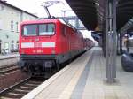 Bahnhof F�rstenwalde/Spree Gleis2 Richtung ...  Frank Schroeder 09.04.2008
