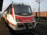 SA108-010 am 09.04.2008 im Hauptbahnhof Ostr�w Wielkopolski.  ...