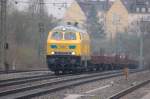 218 304 der DBG am 12.04.08 aus M�nchen-Ost am Heimeranplatz ...