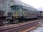 Ae 4/7 10951 mit S�cheron-L�ftungsgittern abgestellt am 03.04.20008 in Bodio. ...