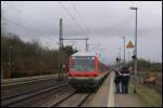 Tsch��-sagen hie� es am 05.04.2008 in Schleswig, als ein Schleswig-Holstein-Express ...