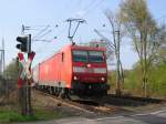 185 013-0 mit Containern ...  Gilbert Coletti 17.04.2008