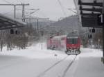 Regionalbahn nach Freiburg HBF f�hrt am 25. M�rz 2008 aus ...