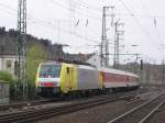 ES64 F4-032 mit einem AZ in Düsseldorf Hbf am 20.04.2008 ... ES64 F4-032 mit einem AZ in Düsseldorf Hbf am 20.04.2008 ...