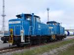 Press-Lok 363 006-6 und 346 001-6 warten auf ihre n�chsten ...