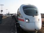 Zwei ICE-TD-Triebz�ge in Nyk�bing, dem letzten Verkehrshalt vor der F�hr�berfahrt ...