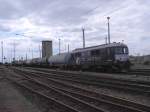 CTL ST43 R 011 am 20.04.2008 im DB Bahnhof Guben. ...