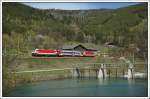 1014 010 und 1014 012 mit ihrem Messwagen am 10.4.2008 ...