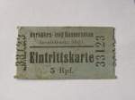 Original Eintrittskarte(von 1930)f�r das ...  Peter Walter 22.04.2008