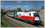 br-1216 1216 226 war am 20.4.2008 den ganzen Tag zwischen Wien und Tschechinen unterwegs. Die Aufnahme, welche am 20.4.2008 n�chst der Station Wien Grillgasse entstanden ist, zeigt den D 272 von Wien auf dem Weg nach Brno hl.n. (Br�nn). Ab dem Grenzbahnhof Breclav f�hrt der Zug unter der Bezeichnung R 272.
