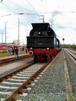BR 78 78 468 vor Sonderzug vom Bahnwerk Erfurt nach K�hnhausen an der Strecke Erfurt-Nordhausen