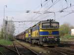 BR 753 GZ in Richtung Kladno, als R�ckspann OKD 753 712 und 711 am 18.04.2008