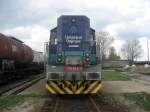 740 802-4 von der ORLEN wartet auf Signal zum Fahren. ...