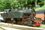 Blonay-Chamby BC - Museumsbahn ex SEG G 2x 3/3 104 am 19.05.1997 in Chaulin - Dampflok - Name: ZELL - Baujahr 1925 - HANOMAG/10437 - Gewicht 56,00t - L�P 11,56m - zul�ssige Geschwindigkeit 35 km/h - �=03.08.1989 - Lebenslauf: ex SEG 2x 3/3 104 - 1953 MEG G2x 3/3 104 - 1967 BC G 2x 3/3 104
