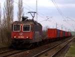 SBB- Cargo 421 379-9 in Teutschenthal Ost.  ...