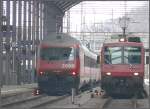 W�hrend f�r den RBDe 560 Pendel hier Endstation ist, schiebt ...