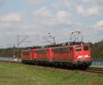 139 285 + 140 677 + 155 196 als Lokzug ...