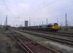 66002 am 25.04.2008 im DB Bahnhof Guben  ...