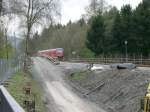 Ein 612er in Richtung Arnsberg. F�hrt auf dem anderen Gleis, ...