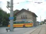 Bahnhof Steinnach in Tirol am 28.08.2004  ...