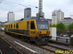 Sperry 200 (Ultraschallschienenpr�fzug) d. Fa. Pethoplan aus Berlin. Dortmund Hbf. ...