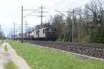 Re 4/4 185 und Re 4/4 189 mit einem Containerzug ...