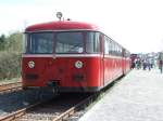Beiwagen 775-256 und VT 995-295 (hinten dran) beim Bahnhofsfest in ... Beiwagen 775-256 und VT 995-295 (hinten dran) beim Bahnhofsfest in ...