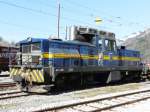 MOB - Disellok Gm 4/4 2003 im Bahnhofsareal von ...