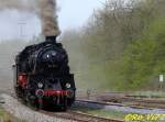 58311 wartet auf d. Sonderzug aus Hamm. Bf Gerolstein. 27.10.2008. ...
