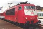 E 103 166-5 in Itzehoe (Juli 2000)  ...