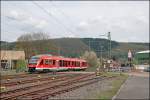 648 202/702 erreicht mit ca. 20 Km/h als RB95, (RB ...