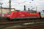 101 047-9 mit Werbung 150 Jahre Deutscher Feuerwehr Verband 19.4.2008 ...