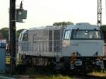 Lok vom Typ Vossloh-MaK G2000BB der EuroCargoRail im Stra�burger Hauptbahnhof.

15.07.2007 ...