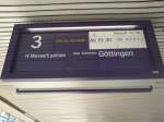 Hannover Hbf am 03.05.2008. An Gleis 3 steht der Metronom ...