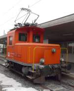SOB - Rangierlok Te 2/2 216 036-4 im Bahnhof von ...