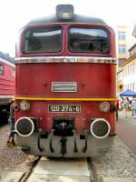 120 274-6 der DRin Erfurt anläßlich 80 Jahre Bahnwerk Erfurt ... 120 274-6 der DRin Erfurt anläßlich 80 Jahre Bahnwerk Erfurt ...