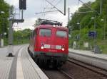 110 505 f�hrt mit einer RB in Do Signal Iduna ...
