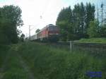 232 575 mit Unkrautvernichtungszug ...  Ulrich Lorenz 13.05.2008