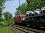 Railion 145 021-2 mit ...  Hubert Hager 15.05.2008