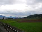 Impressionen von der Lavanttalbahn. Hier in der N�he von Bleiburg ...