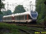 RE 16 Ruhr-Sieg-Express mit defekten Scheinwerfer. Witten, 16.05.2008.  ...