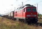 232 584-3 mit einem Kalkzug aus R�blingen am See am ...